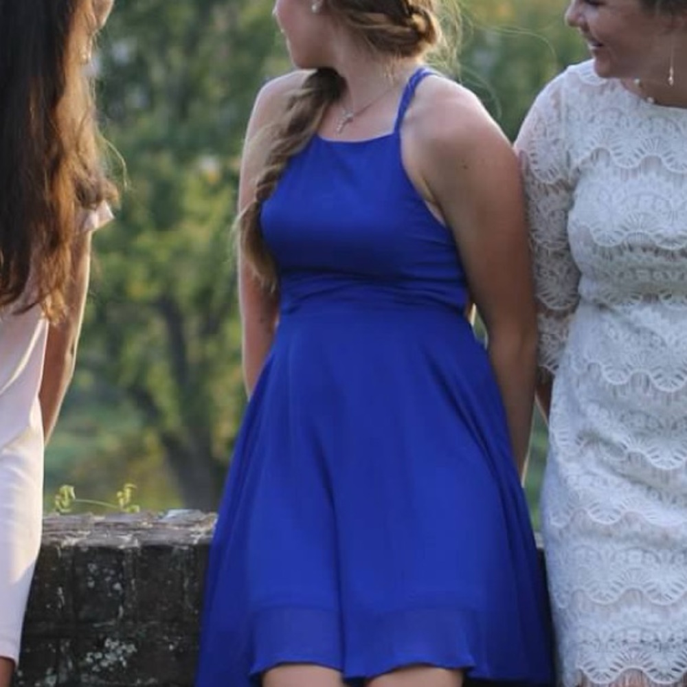 Lulu's Royal Blue Mini Dress